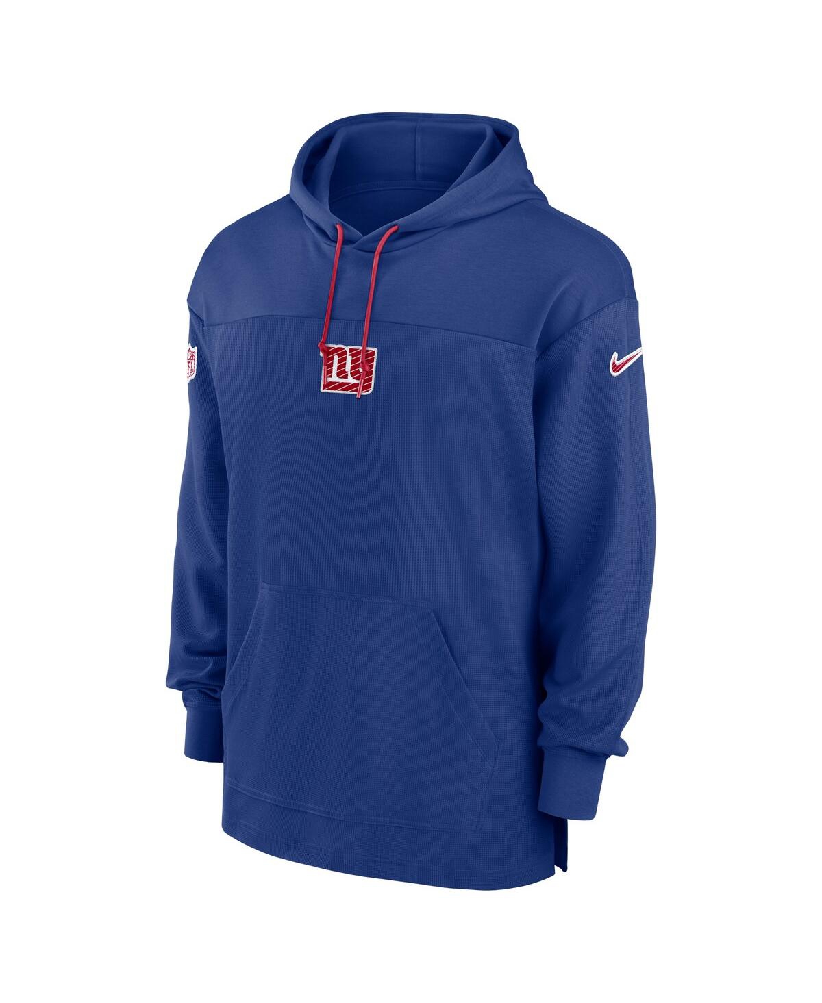 Nike Men'sNew York Giants Sideline Jersey Performance Pullover Hoodie - Royal
