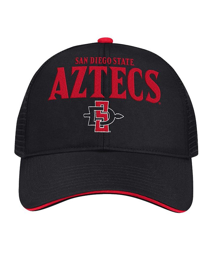 Colosseum Men's Black San Diego State Aztecs Wyatt Primary Team Trucker ...