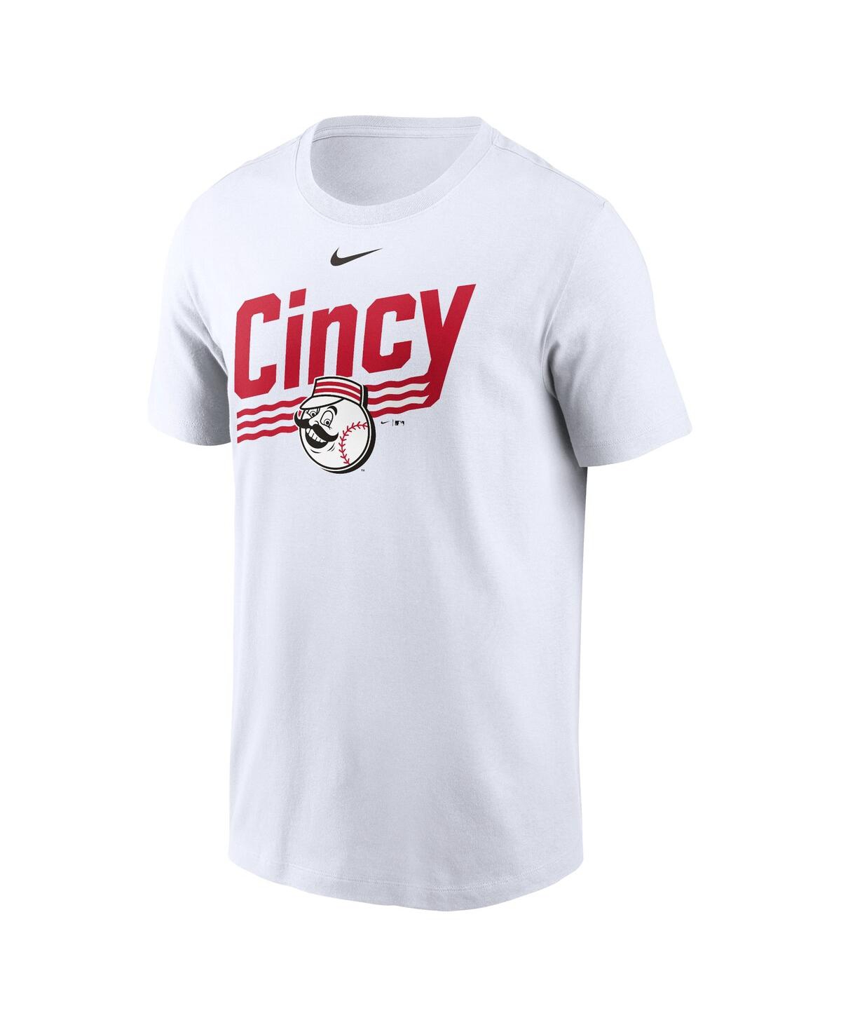 Nike Men'sCincinnati Reds Local Home Town T-Shirt - White