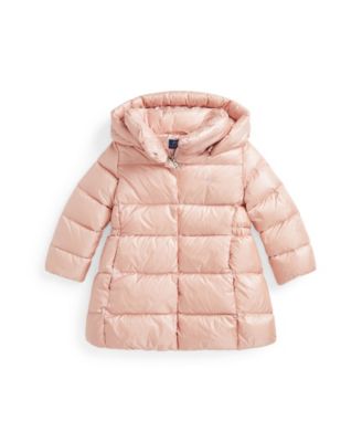 Polo Ralph Lauren Toddler And Little Girls Metallic Down Hooded