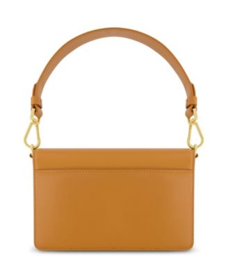 Classic Leather Gold Plated Hardware Shoulder Bag