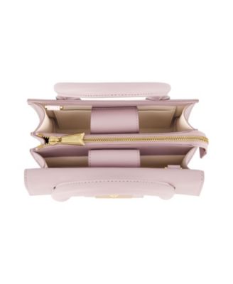 Gold Plated Hardware Small Leather Tote Bag