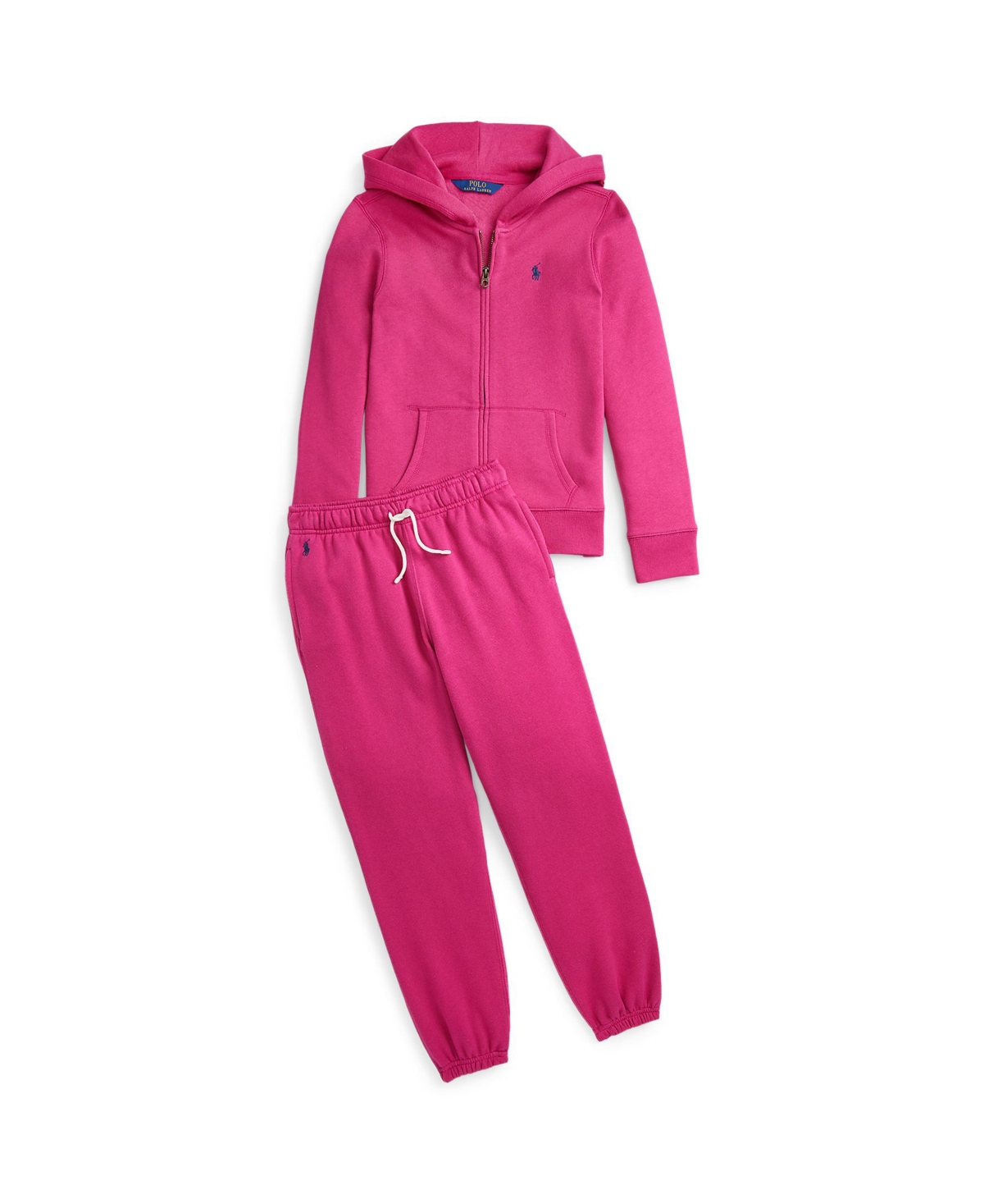 Polo Ralph Lauren Big Girls Fleece Full Zip Hoodie
