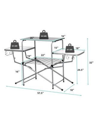 Foldable Outdoor BBQ Table Grilling Stand