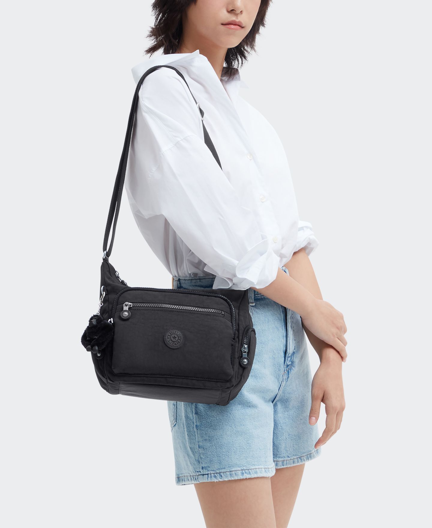 Женская сумка Kipling Gabbie Small Crossbody, цвет: Чёрный — фото 6