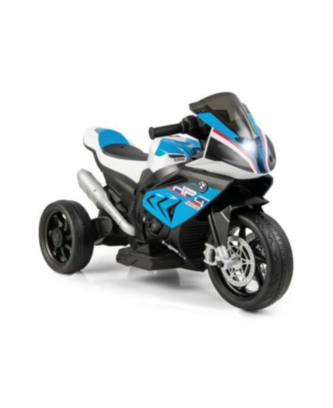 Детская игрушка VEBREDA 12V Licensed Kids Toy Motorcycle Ride On Bike with LED Lights, Music and Forward Reverse Drive, цвет: Синий