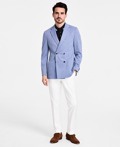 alfani Michael Kors Men's Classic-Fit Double-Breasted Sport Coat Men's Fashion & Accessories