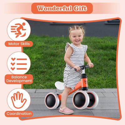 4 Wheels Baby Balance Bike Children Walker  No-Pedal