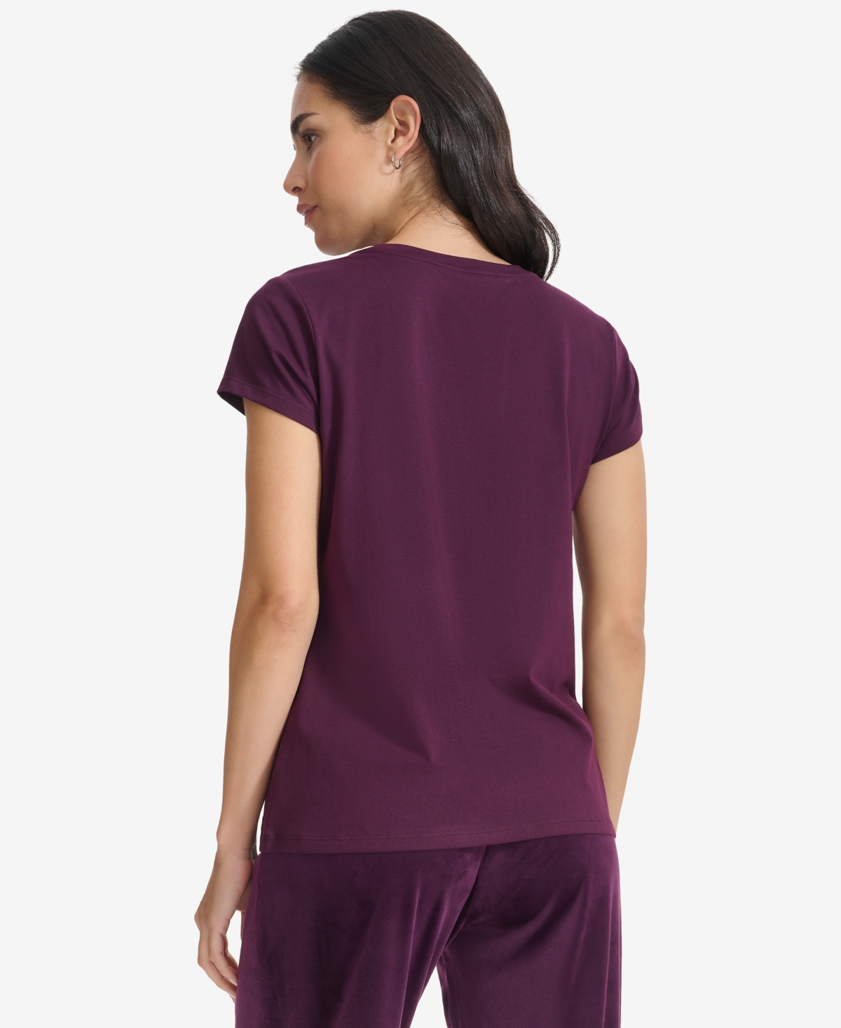 Calvin Klein Women's Crystal-Logo Crewneck T-Shirt