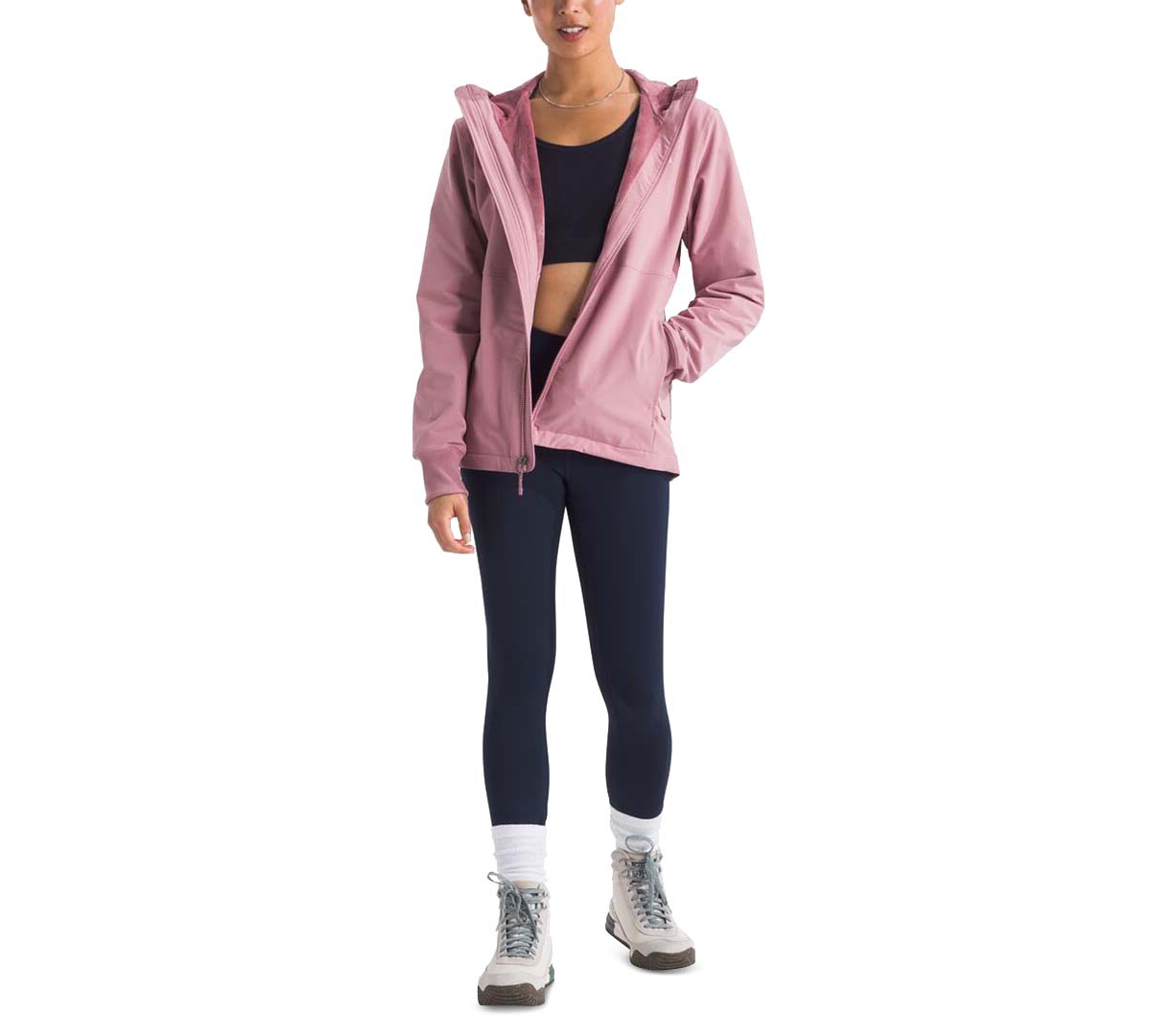 The North Face Women's Shelbe Raschel Zip-Front Fleece-Lined Hoodie Jacket, Xs - 3XL