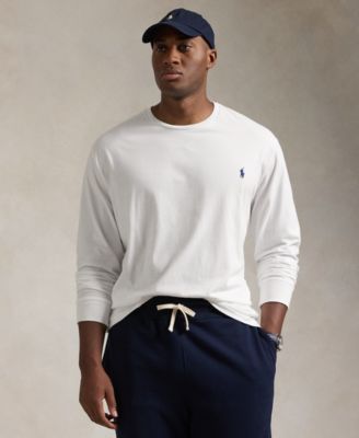 Polo Ralph Lauren - Men's Big & Tall Classic-Fit Jersey Long-Sleeve T-Shirt