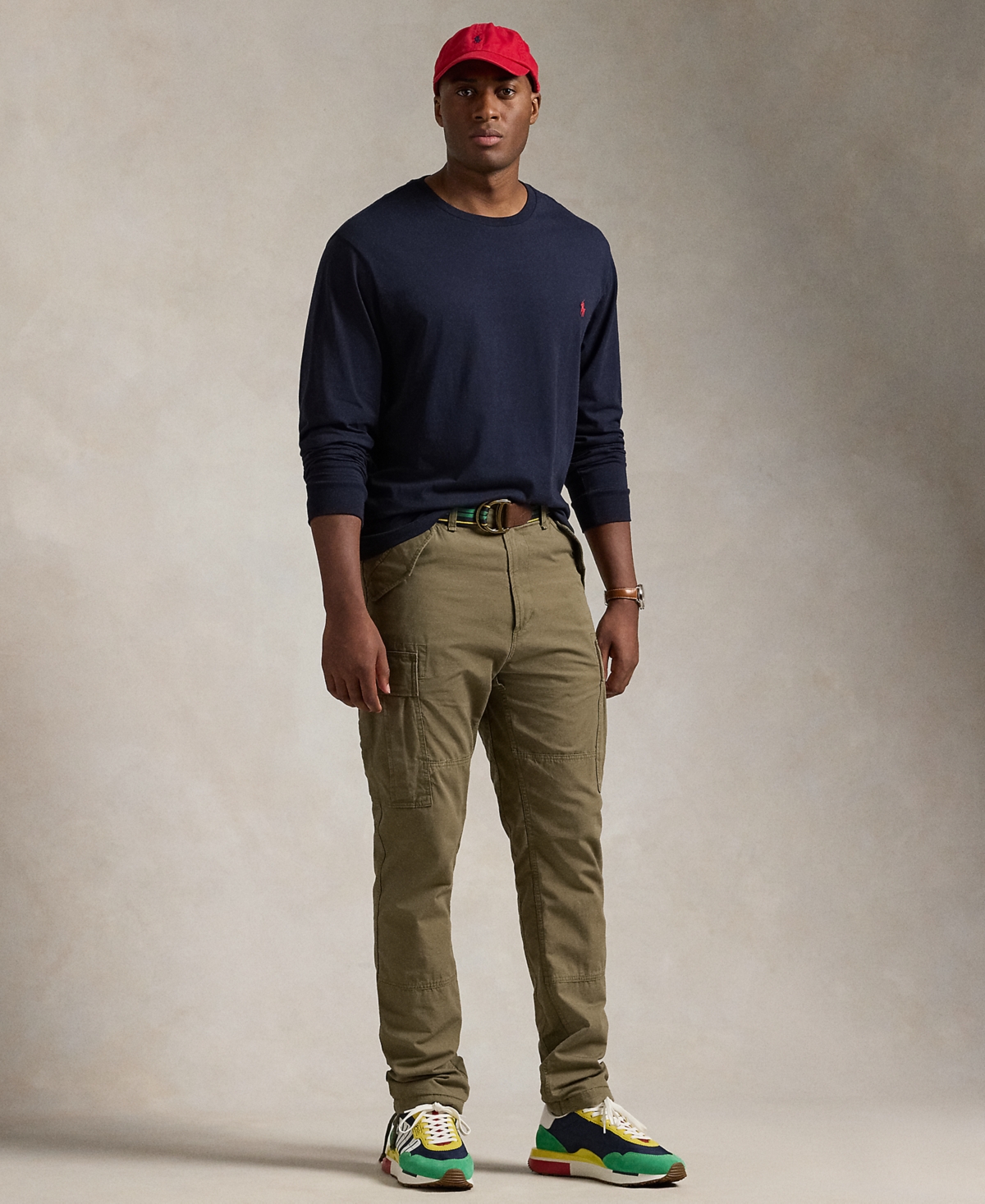 Polo Ralph Lauren Men's Big & Tall Classic-Fit Jersey Long-Sleeve T-Shirt
