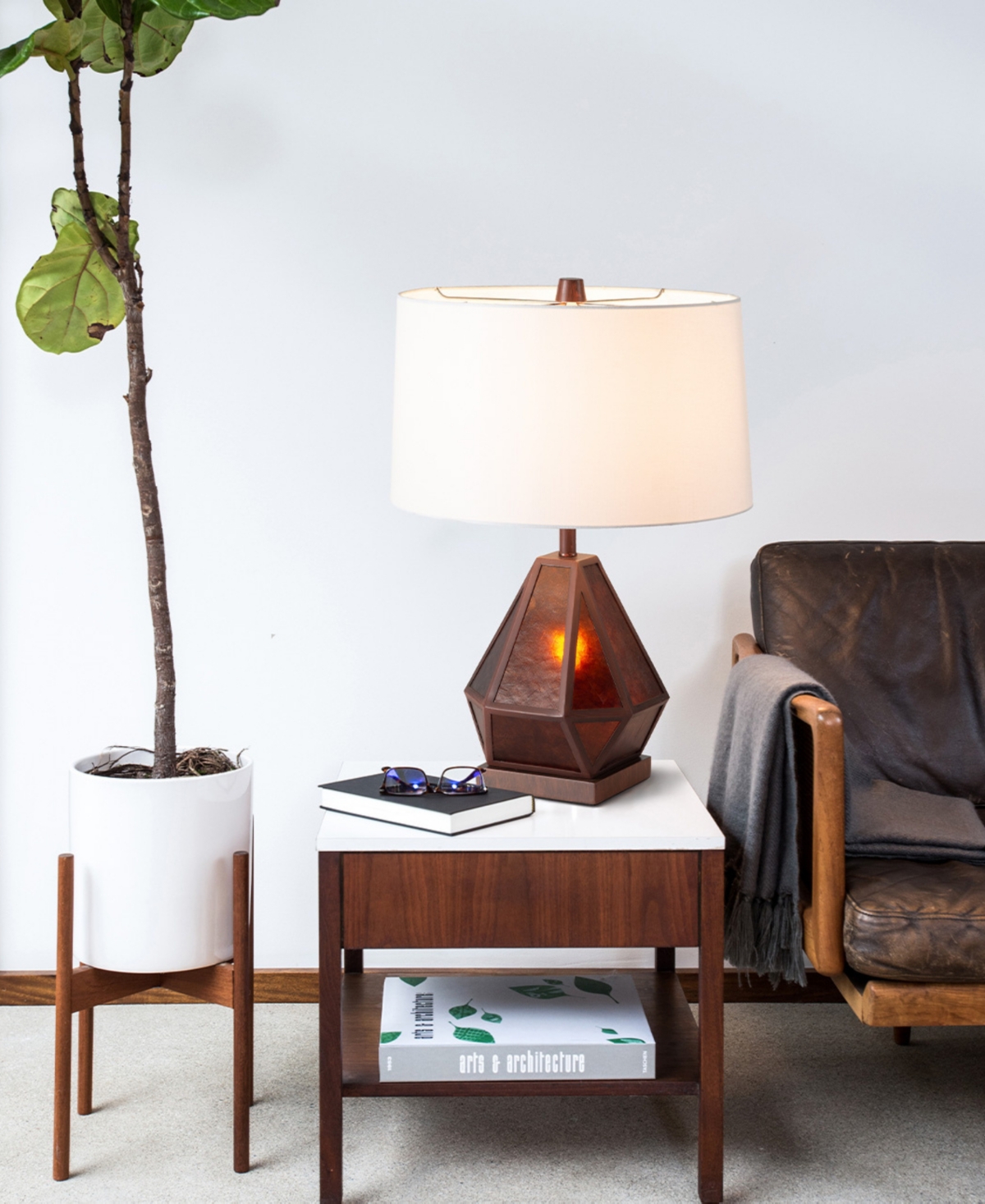 Nova Of California Artifact 22" Switch Table Lamp In Bronze