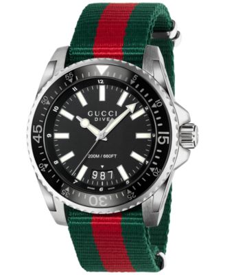 gucci mens dive watch