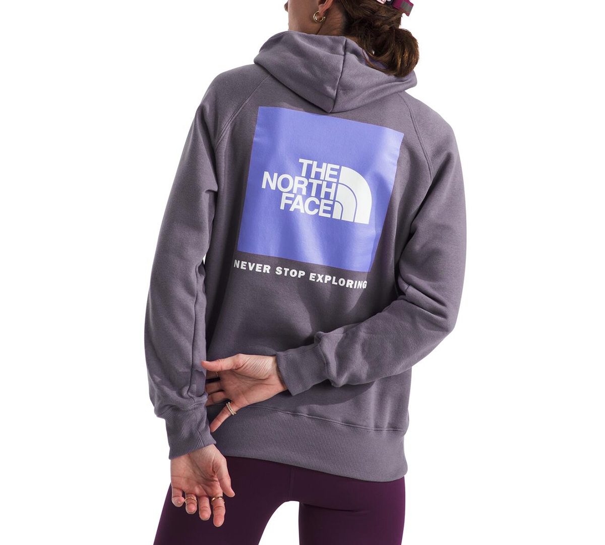 THE NORTH FACE WOMEN'S BOX NSE FLEECE HOODIE 