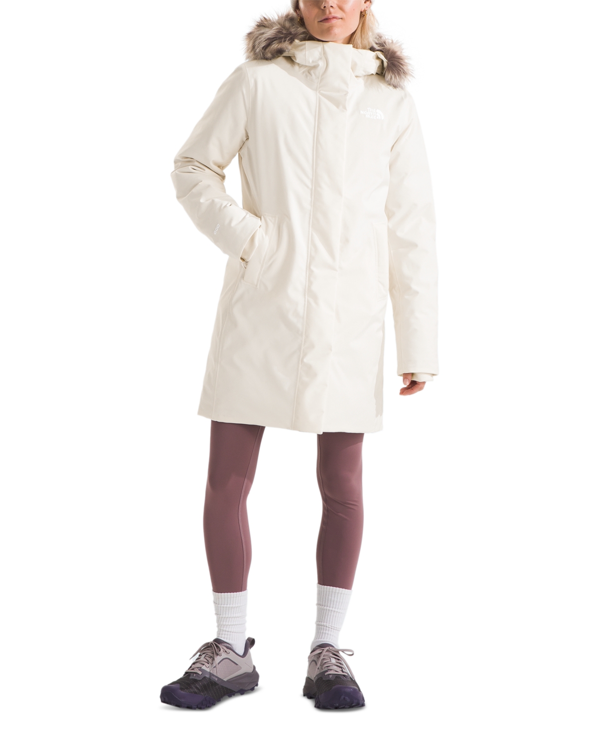 THE NORTH FACE WOMEN'S ARCTIC HOODED FAUX-FUR-TRIM PARKA 
