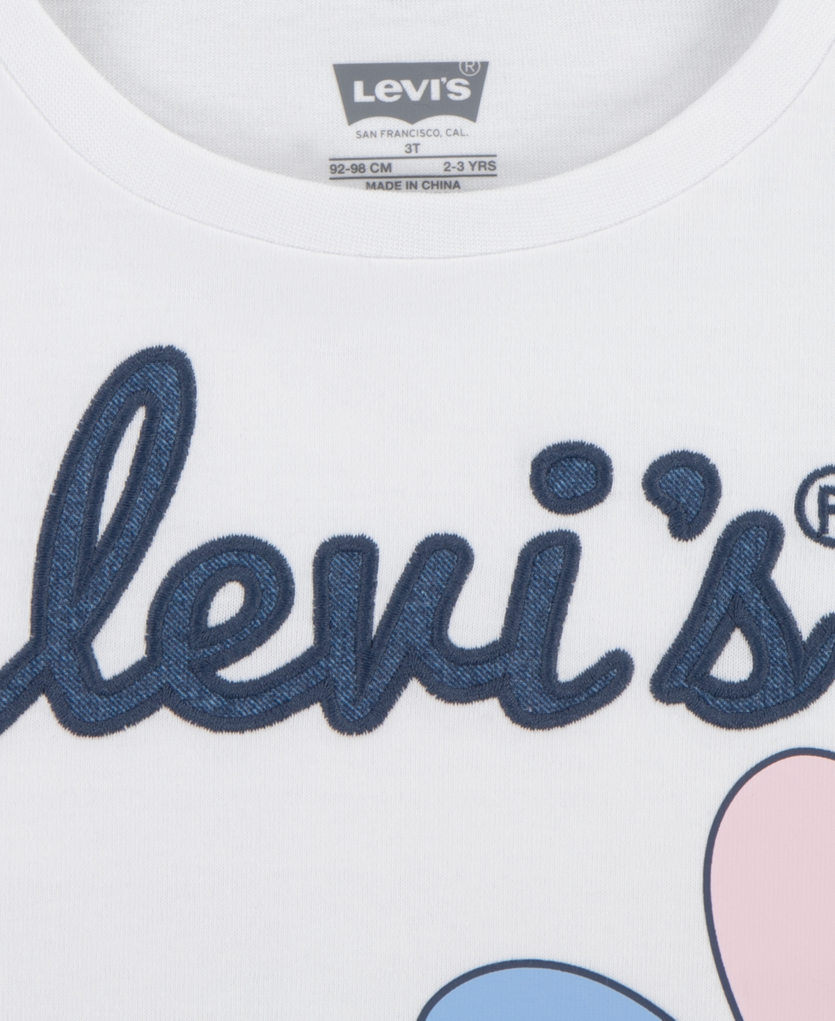 Levi's Little Girls Daisy Applique Tee