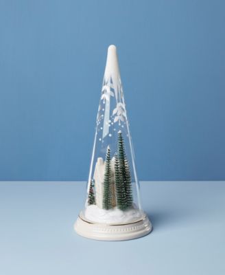 Merry & Magic Lit Glass Scene Farmhouse