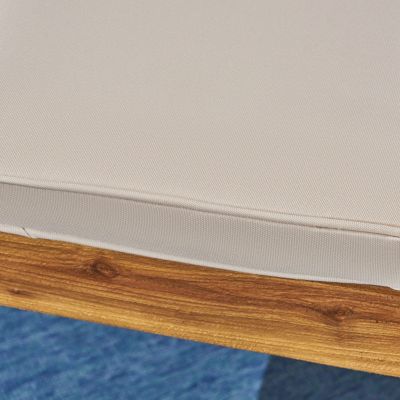 Streamdale Nestor Acacia Wood Dining Chair, Beige