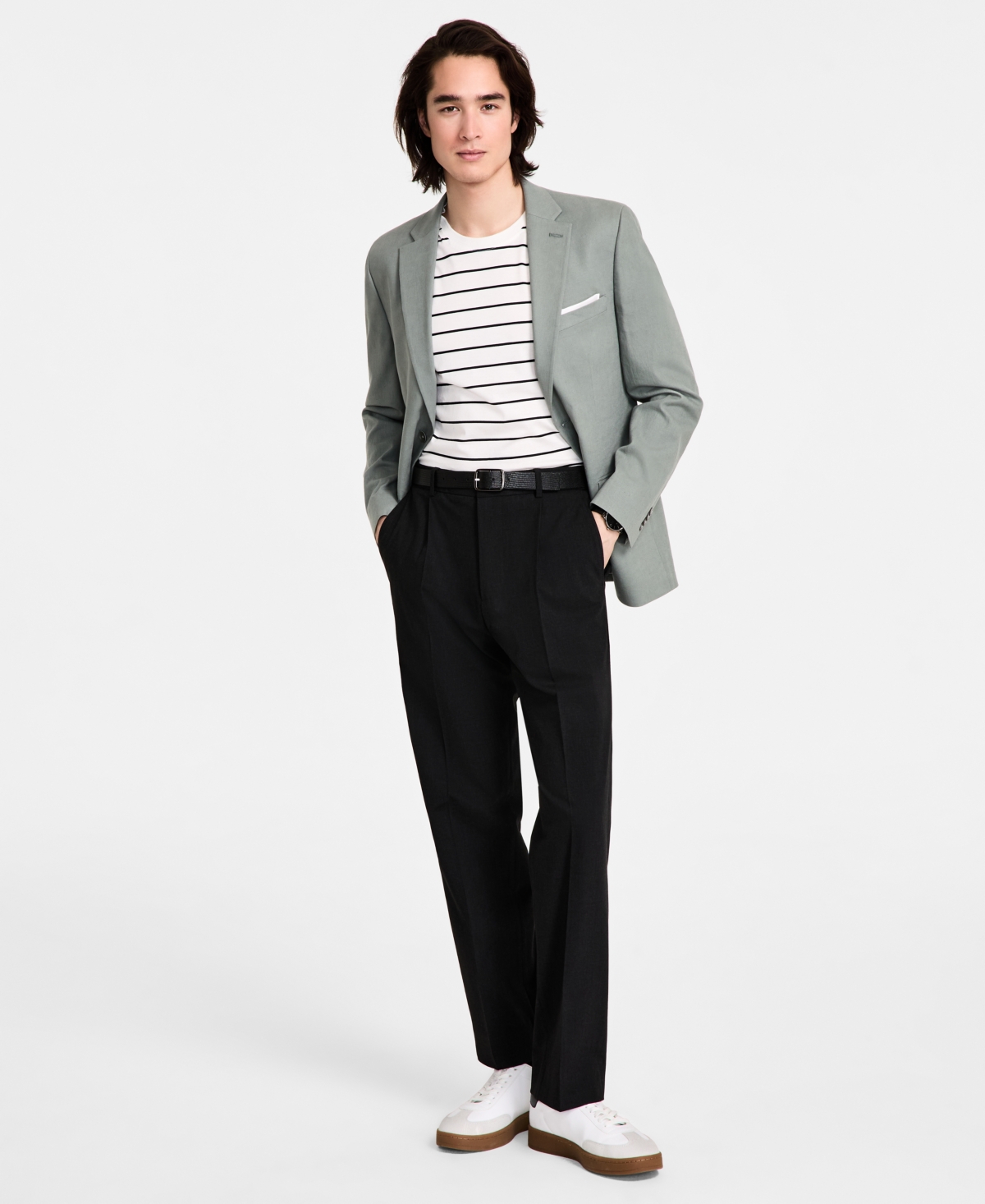 Tommy Hilfiger Men's Modern-fit Linen Sport Coat In Sage
