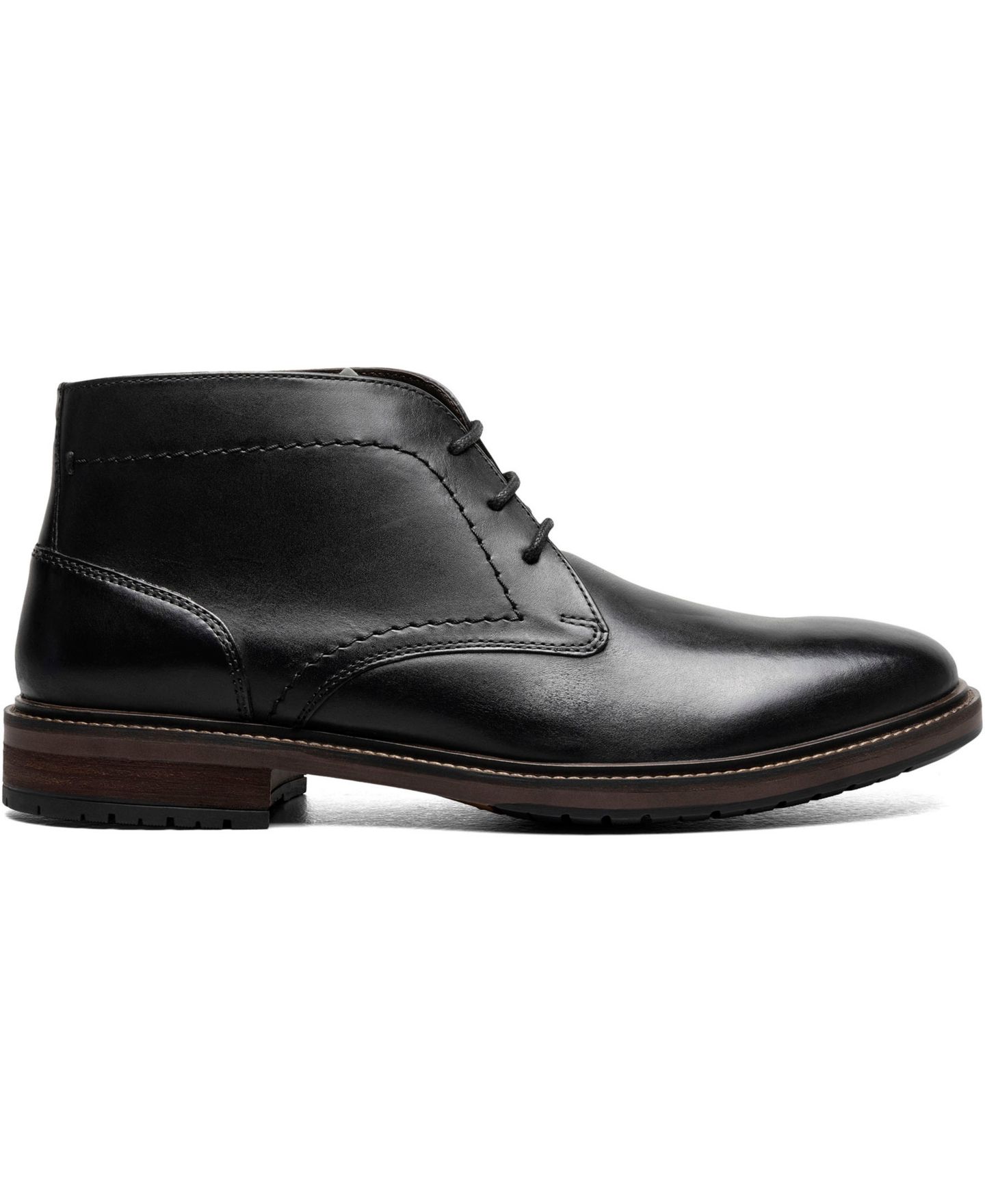 Мужские ботинки Florsheim Forge Plain Toe Chukka Boot, цвет: Чёрный — фото 2