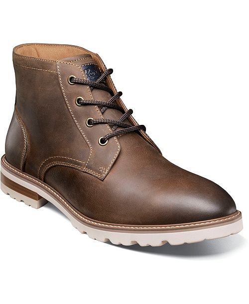 alfani Florsheim Men's Renegade Plain To 4-Eye Plain Toe Boot Men's Shoes