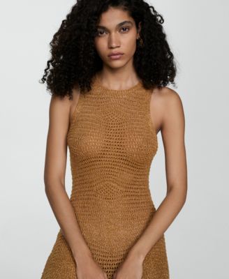 Women's Openwork Lurex Dress