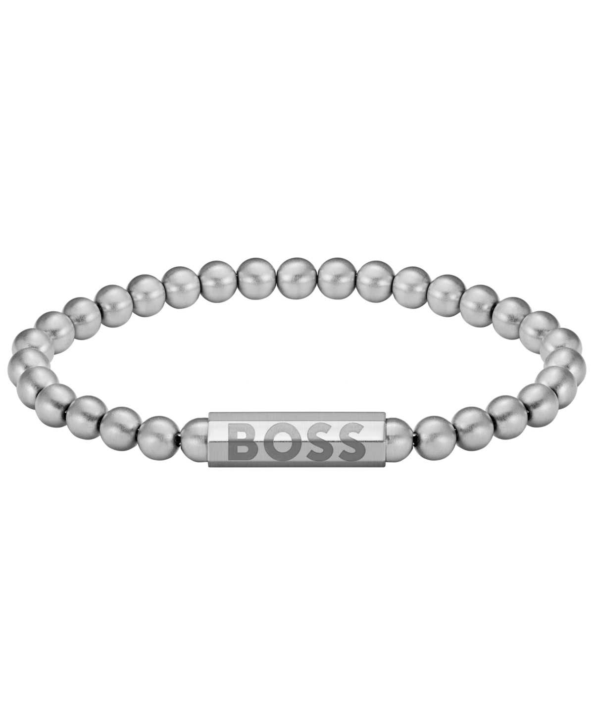 Hugo Boss Men's Sphere Stainless Steel Bracelet In Silver-tone