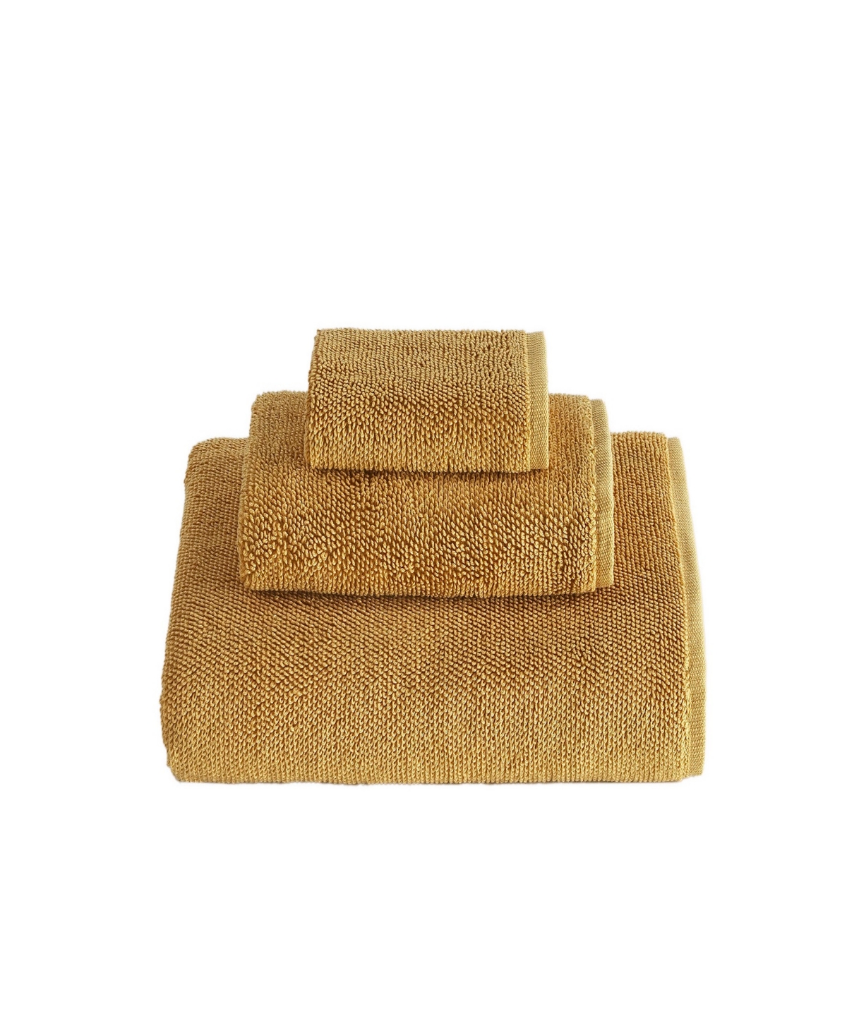 Talesma Lerins Turkish Cotton 3-pc. Bath Towel Set In Mustard