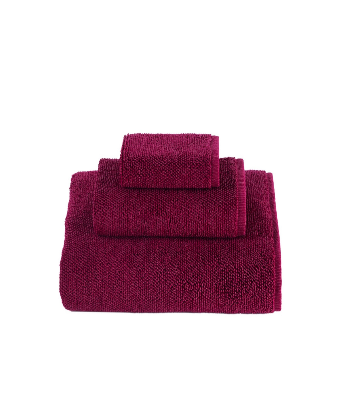 Talesma Lerins Turkish Cotton 3-pc. Bath Towel Set In Magenta