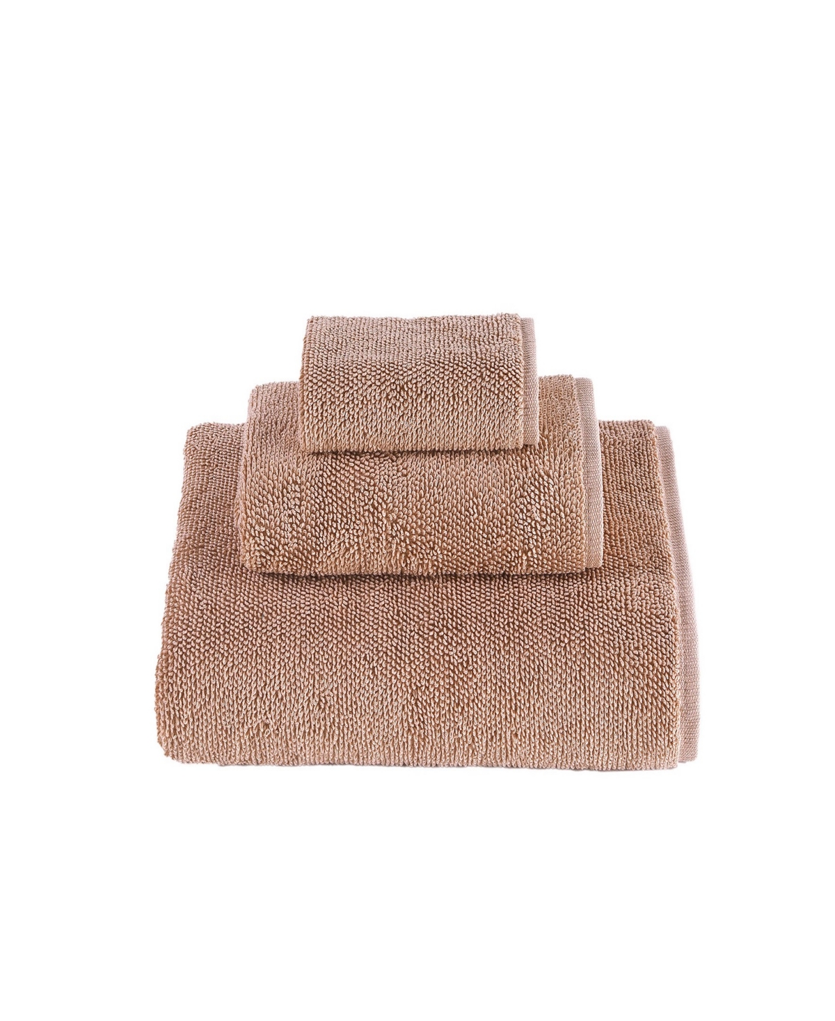 Talesma Lerins Turkish Cotton 3-pc. Bath Towel Set In Clay