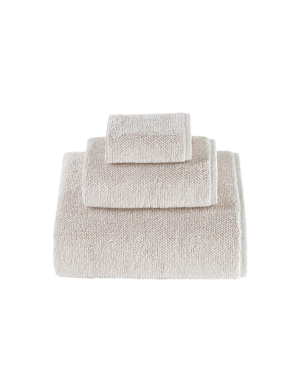 Talesma Lerins Turkish Cotton 3-pc. Bath Towel Set In Ecru