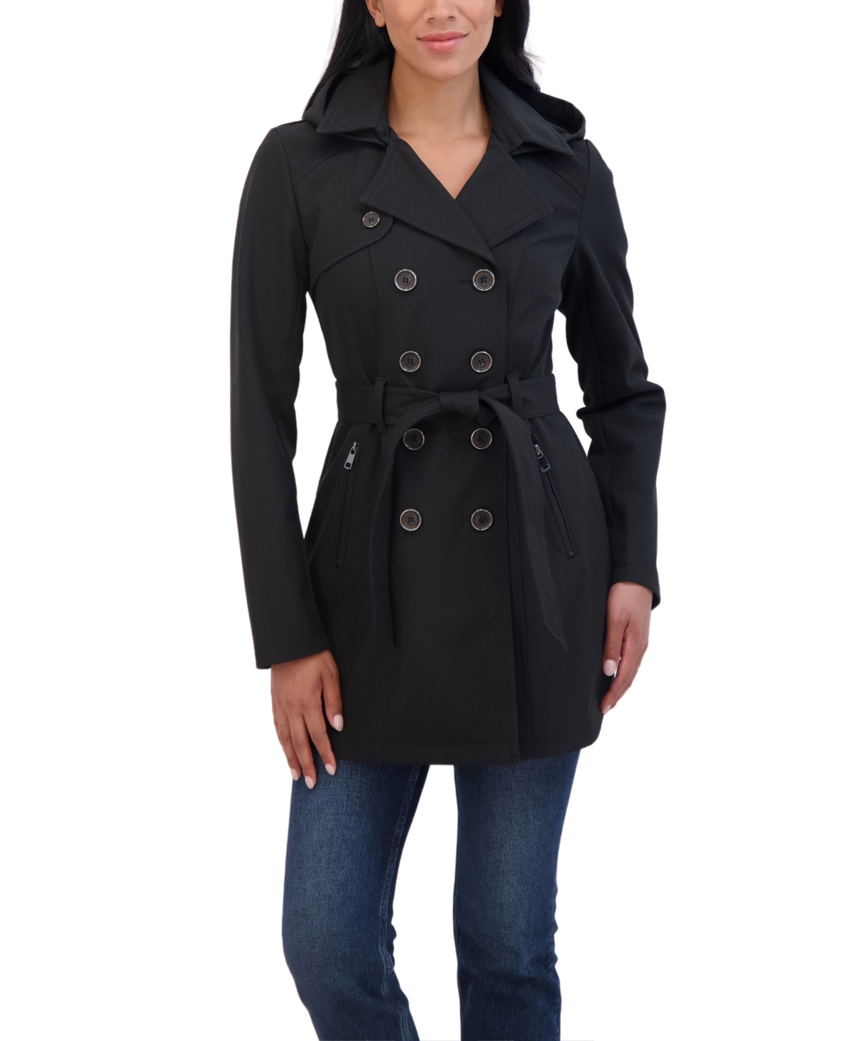 Sebby softshell trench coat store