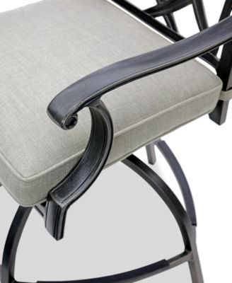 Wythburn Outdoor Firepit Bar Height Bar Stool, Created for Macy's