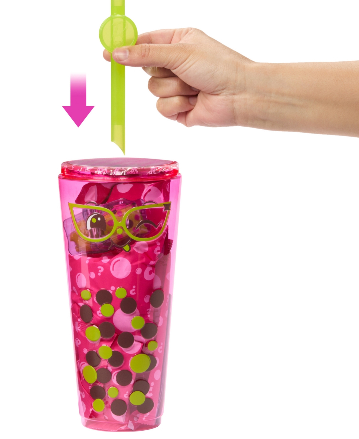 Shop Barbie Pop Reveal Bubble Berry Bliss Scented Tea Series & Doll Accessories Set In Multi-color