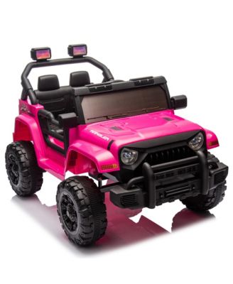 12V Kids Electric Ride-On Car w/ Remote, Music, Suspension, Headlights