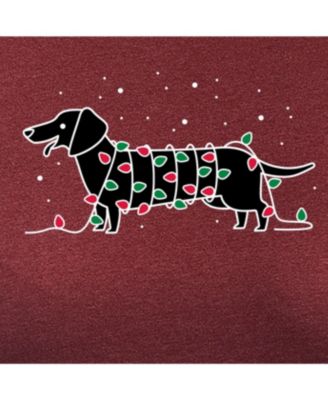 Dachshund Lights Plus Size Graphic Pullover
