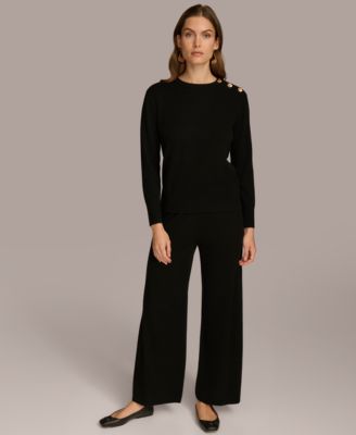 Donna Karan New York Cashmere Blend Sweater & Pants