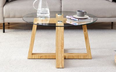 Standard MDF Wood-Color Nature's Simplicity Modern Elegance Coffee Table