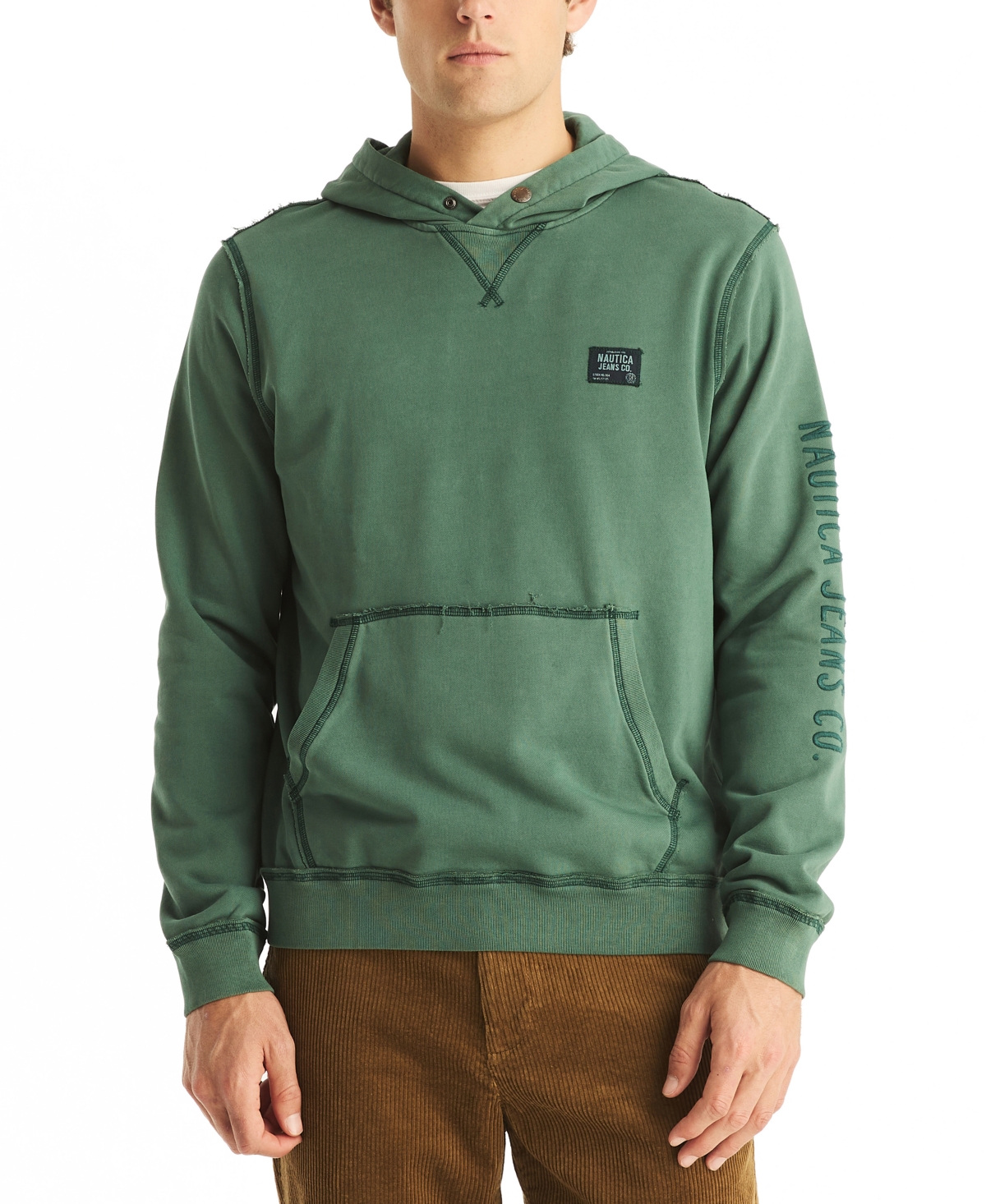 Nautica Men's Classic-Fit Solid French Terry Hoodie