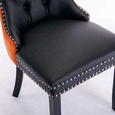 Contemporary Tufted Upholstered Dining Chairs Set