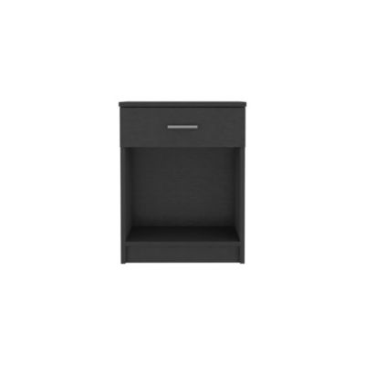 Streamdale Eco Nightstand, Superior Top, One Drawer, Lower Shelf