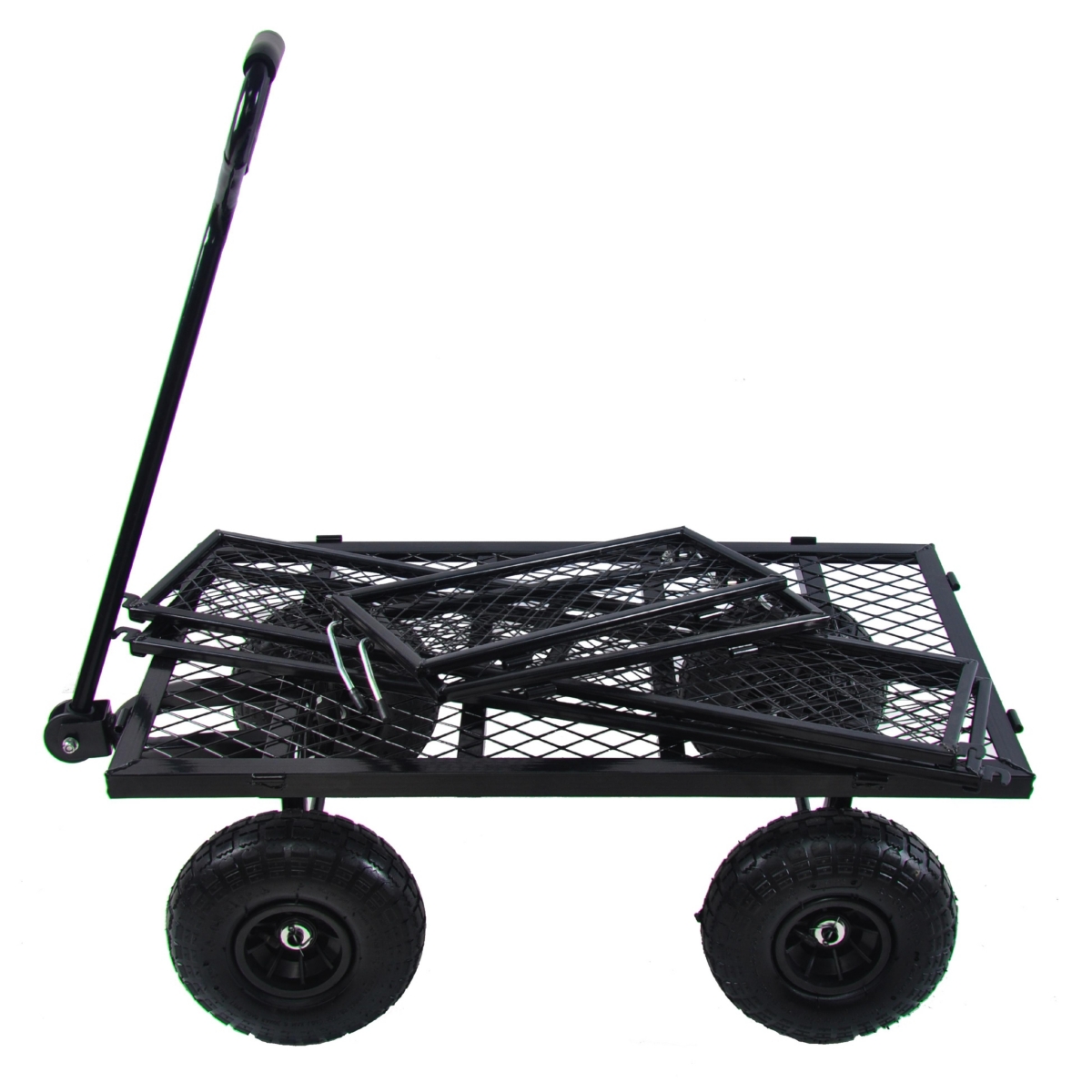 Streamdale Furniture Wagon Cart Garden Cart Trucks Make It Easier To Transport Firewood Tc1840Bkg