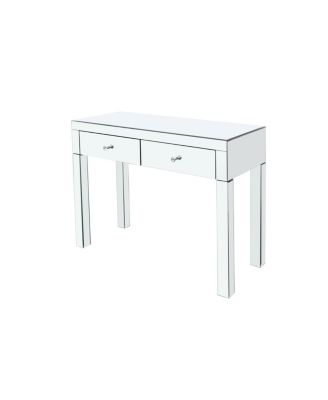 Streamdale Modern 39"W Double Draw Dressing Table