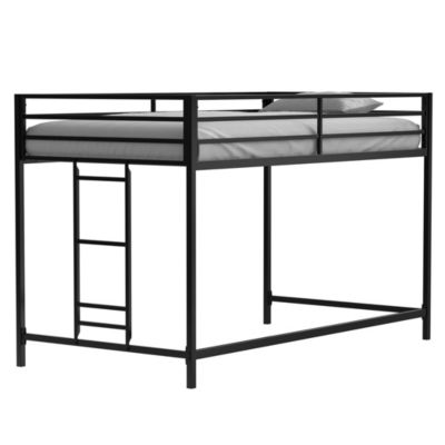 Adam junior twin loft bunk black