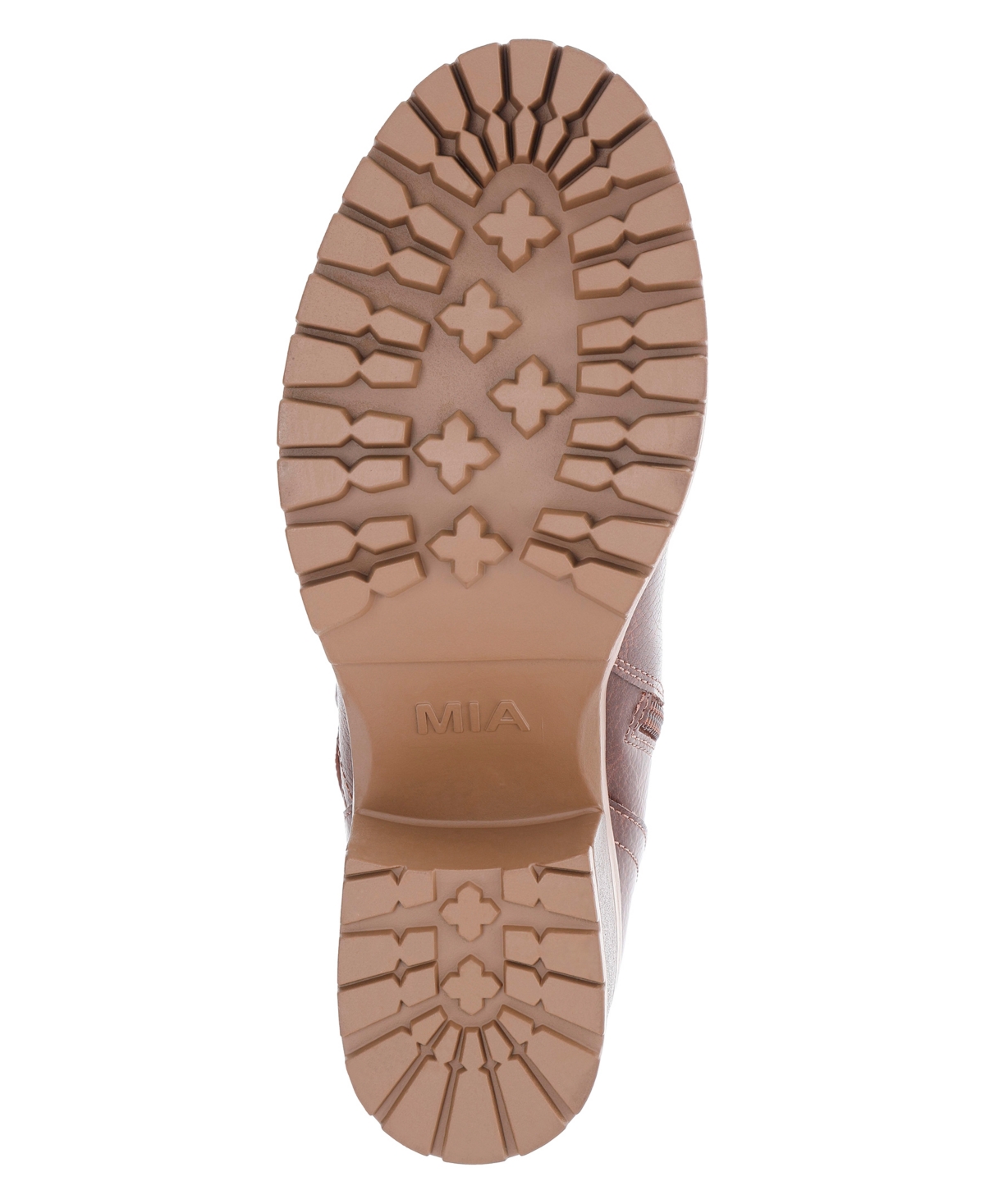 Mia Women's Jessi Block-Heel Lug Sole Booties