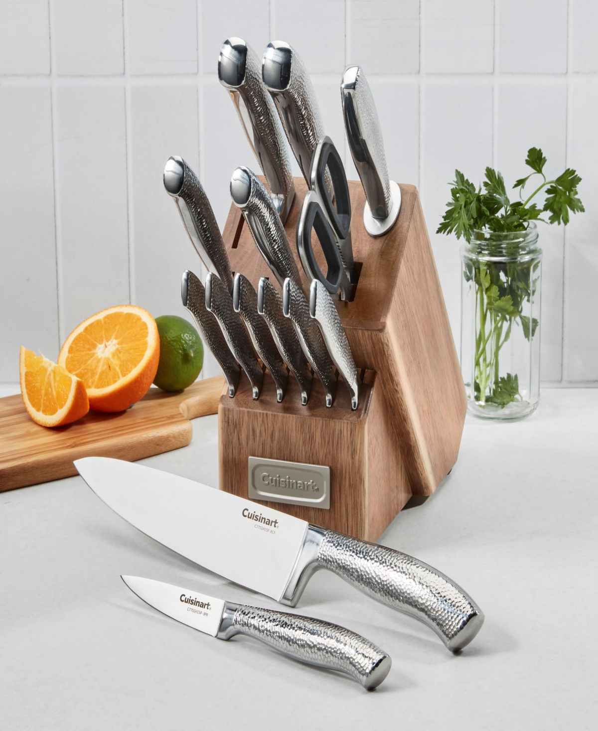 Cuisinart 15-piece Stainless Steel Cutlery Block Set In No Color