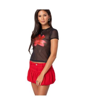 Aloha sheer mesh T shirt