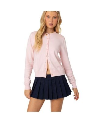 カーディガン HUECLOSET Y-neck knitwear cardigan SE501 Edikted Women's Shlo knitted cardigan - Macy's
