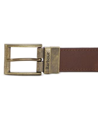 Men's Reversible Tartan to Leather Belt